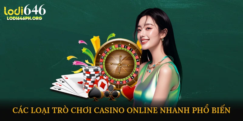 Các Loại Trò Chơi Casino Online Nhanh Phổ Biến